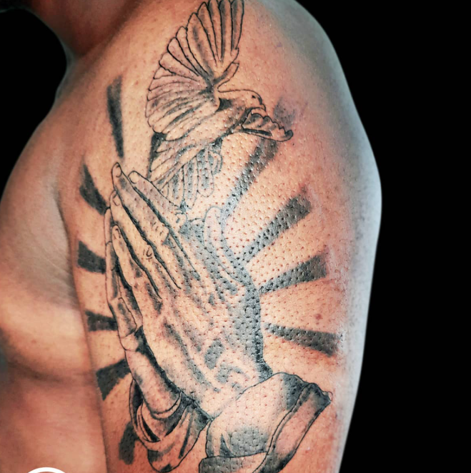 Hands & Dove